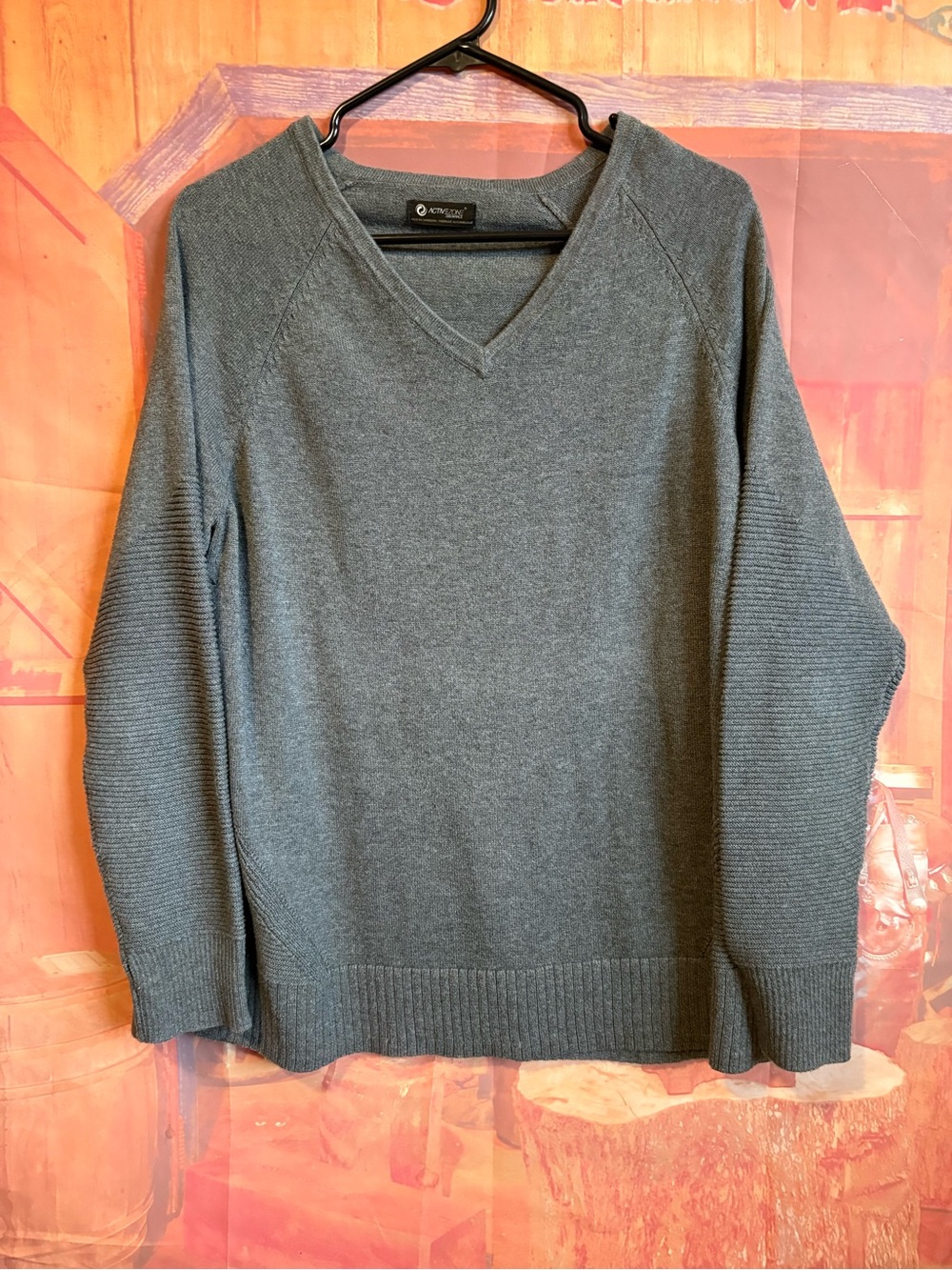 3/$10 Active Zone Essentials Charcoal Sweater